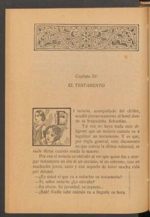 Capítulo XV - El testamento