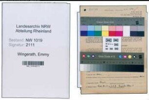 Entnazifizierung Emmy Wingerath , geb. 28.01.1894 (Lehrer)