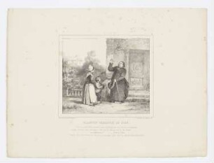 Valentin mit dem Pater, Blatt 5 der Folge "Leben des Valentin"