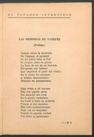 Las memorias de Vázquez : (Prólogo)