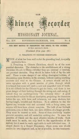 No. 6. November - December, 1883