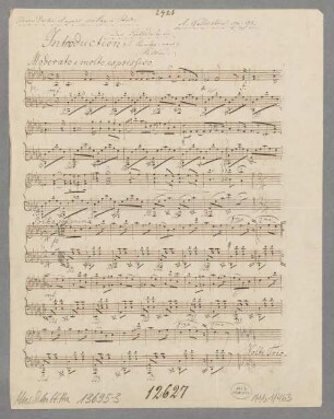Das Stelldichein; D|b; pf; op. 91 - BSB Mus.Schott.Ha 13695-3