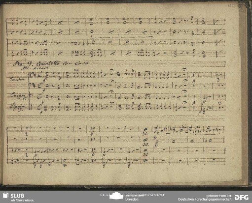 Quintetto con Coro (trb, timp, tr)