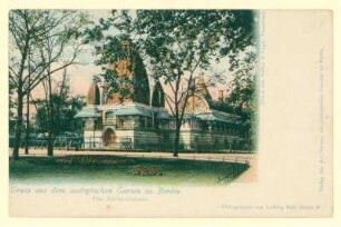 Gruss aus dem zoologischen Garten zu Berlin. Das Elefantenhaus.