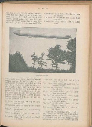 Zeppelins Luftschiff.