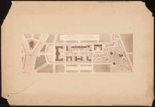 Kaiser-Wilhelms-Universität Straßburg (Beilage I des Konkurrenzausschreibens): Situationsplan 1:1000