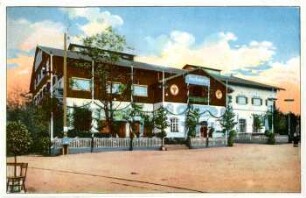 Vergnügungspark - Oberbayern [Weltausstellung für Buchgewerbe und Graphik, Leipzig 1914 : Offizielle Ansichtskarte]