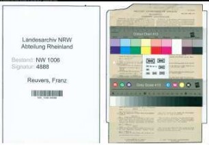 Entnazifizierung Franz Reuvers , geb. 25.12.1916 (Kaufm.Angestellter)