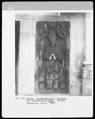 Epitaph für Abt Sebastian Mayr