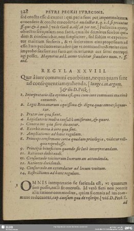 Regula XXVIII. Quae à jure communi exorbitant, nequaquam sunt ad consequentiam trahenda
