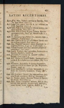 451-495, Latini Recentiores