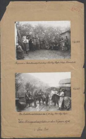 Regiments- u. Bataillonsdepot des bayr. Ldw.Inf.Regts. No12 bei Schnierlach