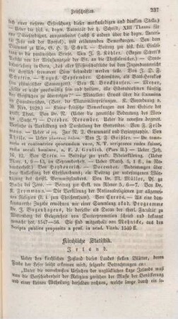 237-240 Kirchliche Statistik