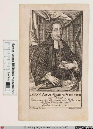 Bildnis Johann Adam Andreas Schroeder