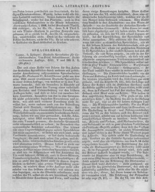 Schmitthenner, F.: Deutsche Sprachlehre für Gelehrtenschulen. Aufl. 3. Kassel: Krieger 1833