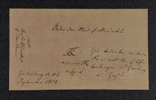 Eduard Lichtenberger. – Heidelberg, 10.09.1808