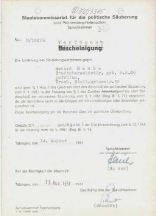Henke, Erhard