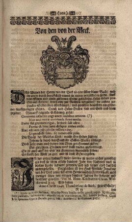 Von den von der Beck.
