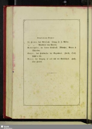 Empfohlene Bücher