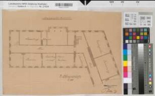 Münster (Münster) Anatomisches Institut der Universität Grundriß 2. Obergeschoß (1913) 1 : 100 33 x 47 Pause Staatshochbauamt Münster