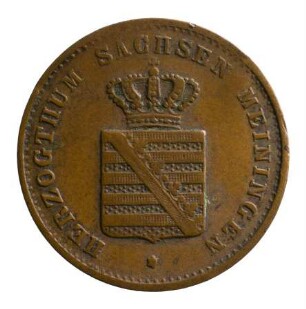 Münze, Pfennig, 1865