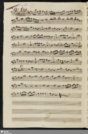 392. Aria: Fra Corni Trombe e Timpani / Gazzaniga, G.