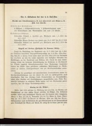 Die 3. Eskadron bei der 2. b. Inf.Div.