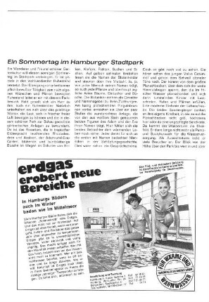 Ein Sommertag im Hamburger Stadtpark