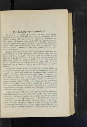 Die Zuckerindustrie Formosa's.