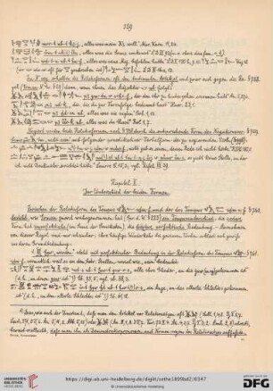 Kapitel II. Der Unterschied der beiden Formen
