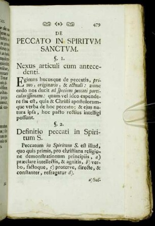 De peccato in Spiritum Sanctum.