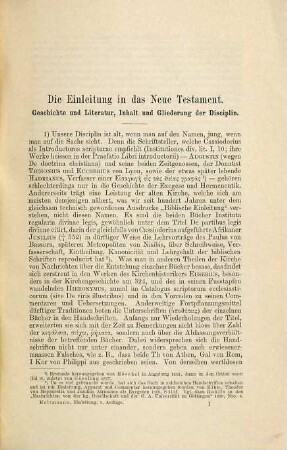 Lehrbuch der historisch-kritischen Einleitung in das Neue Testament