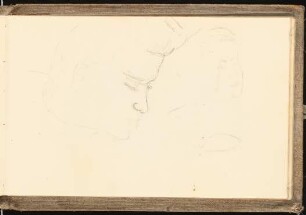 Skizzenbuch: Portraitkopf einer Frau