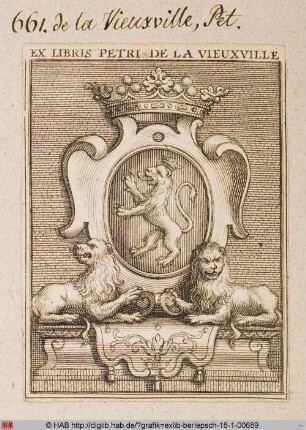 Wappen des Petri de la Vieuxville