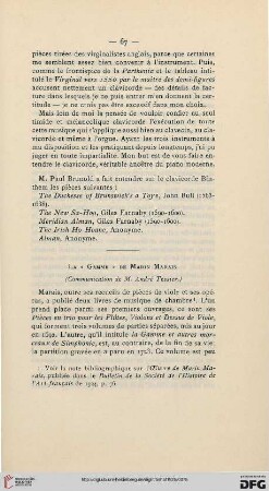 La "Gamme" de Marin Marais