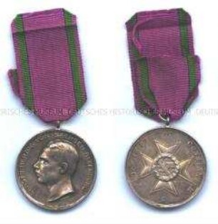 Sachsen-Ernestinischer Hausorden, Silberne Verdienstmedaille