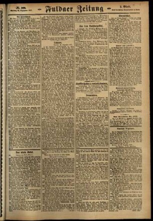 Zweite Ausgabe vom Montag, den 31. Dezember 1917.