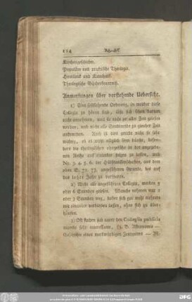 Anmerkungen über vorstehende Uebersicht.