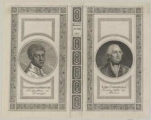 Doppelbildnis des François Dominique Toussaint Louverture und des Charles Cornwallis