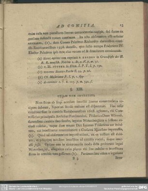 §. XIII. Etiam Non Investiti