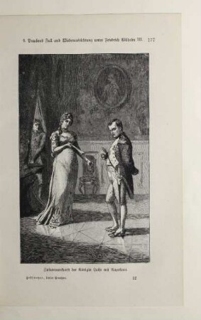 Zusammenkunft der Königin Luise mit Napoleon
