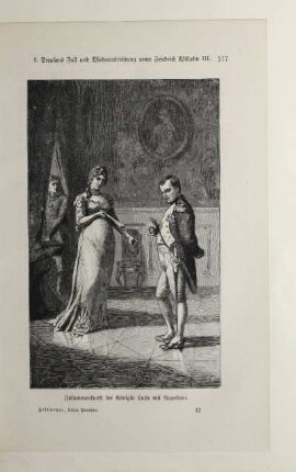 Zusammenkunft der Königin Luise mit Napoleon