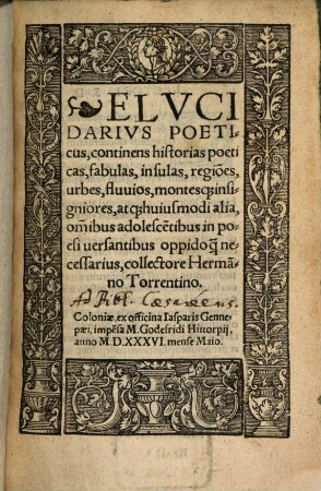 Elucidarius poeticus