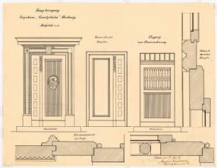 Corpshaus Guestphalia, Marburg: 6 Details Haupteingang