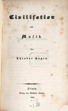 Civilisation und Musik