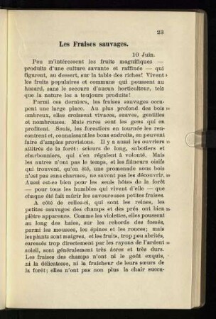 Les Fraises sauvages