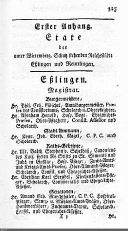Beamte in Esslingen / Reutlingen