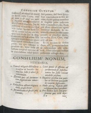 Consilium Nonum.