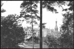 Karlsbad. Westend mit Villa Ritter, Evangel. Hospiz und Russischer Kirche