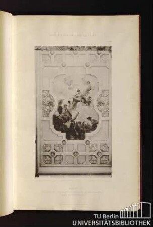 Tafel 27. Berlin. Pommersche Hypotheken-Aktien-Bank, Behrenstrasse 35 - Decke im Treppenhaus
